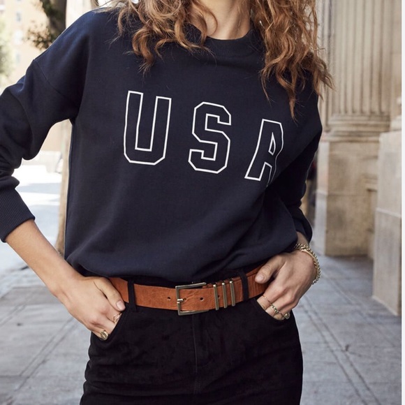 Anine Bing Sweaters - Anine Bing USA Sweatshirt